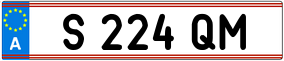 Truck License Plate